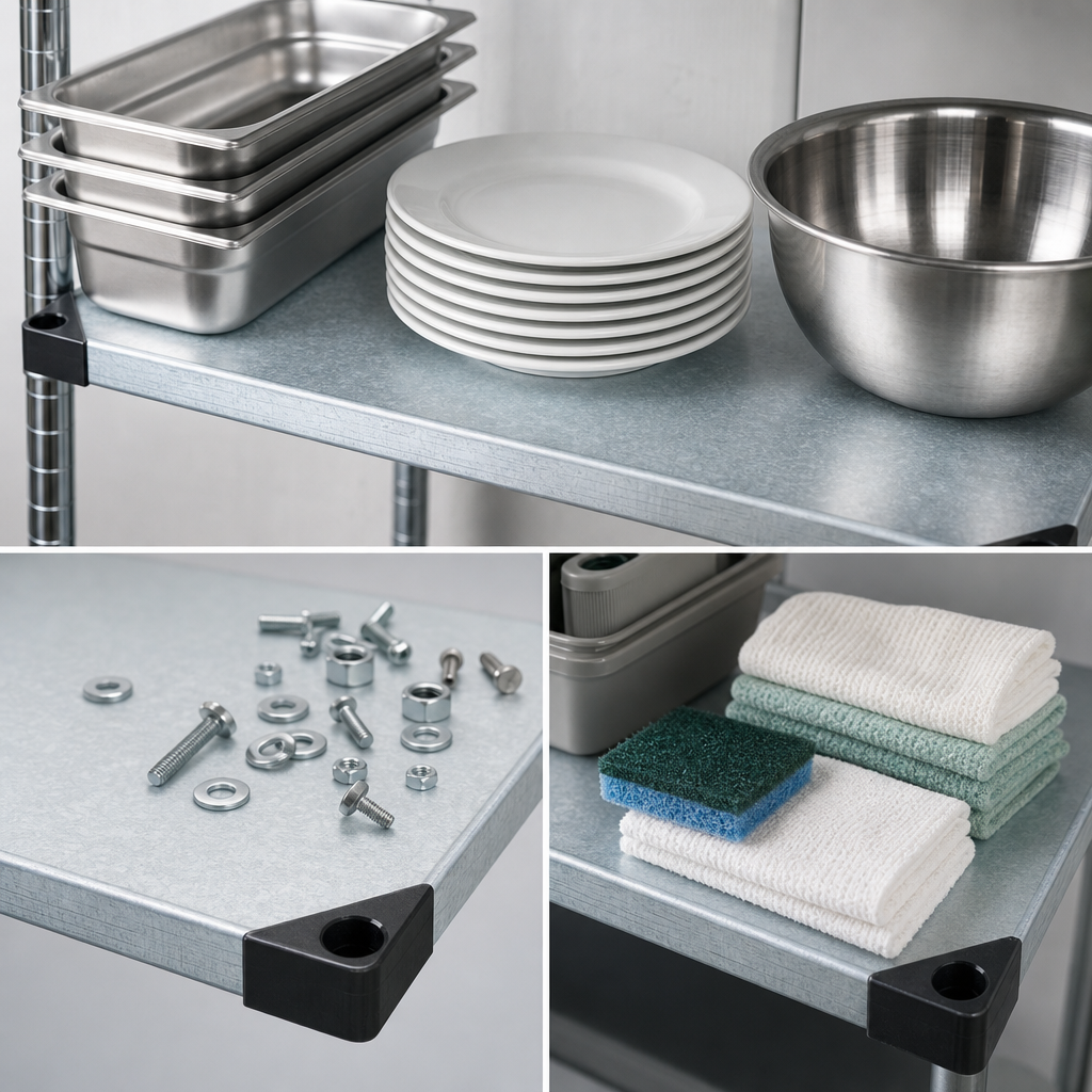 Solid Steel Shelf Design