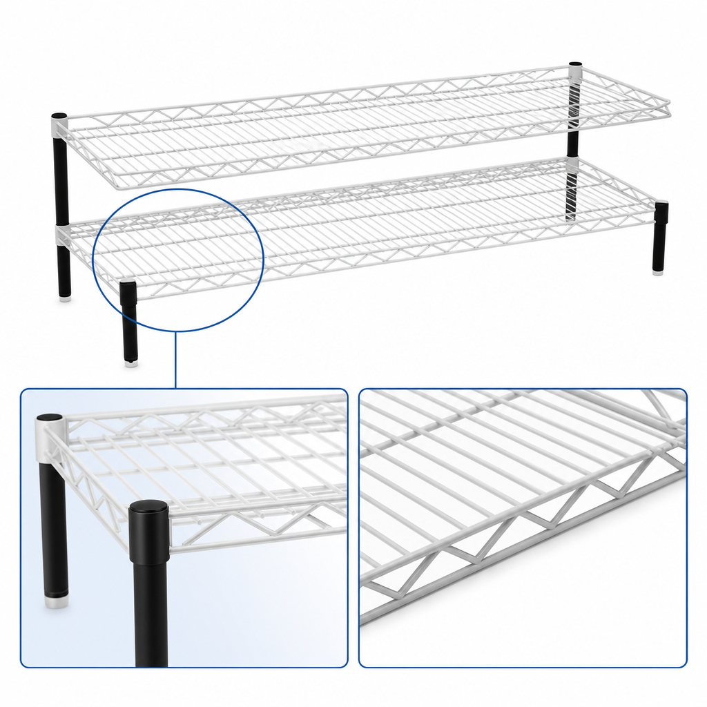 Patented QuadTruss Bottom Shelf