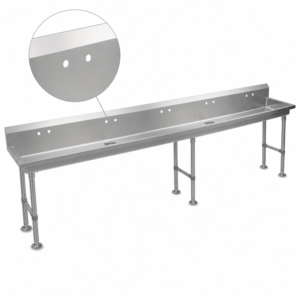 Five Faucet Stations