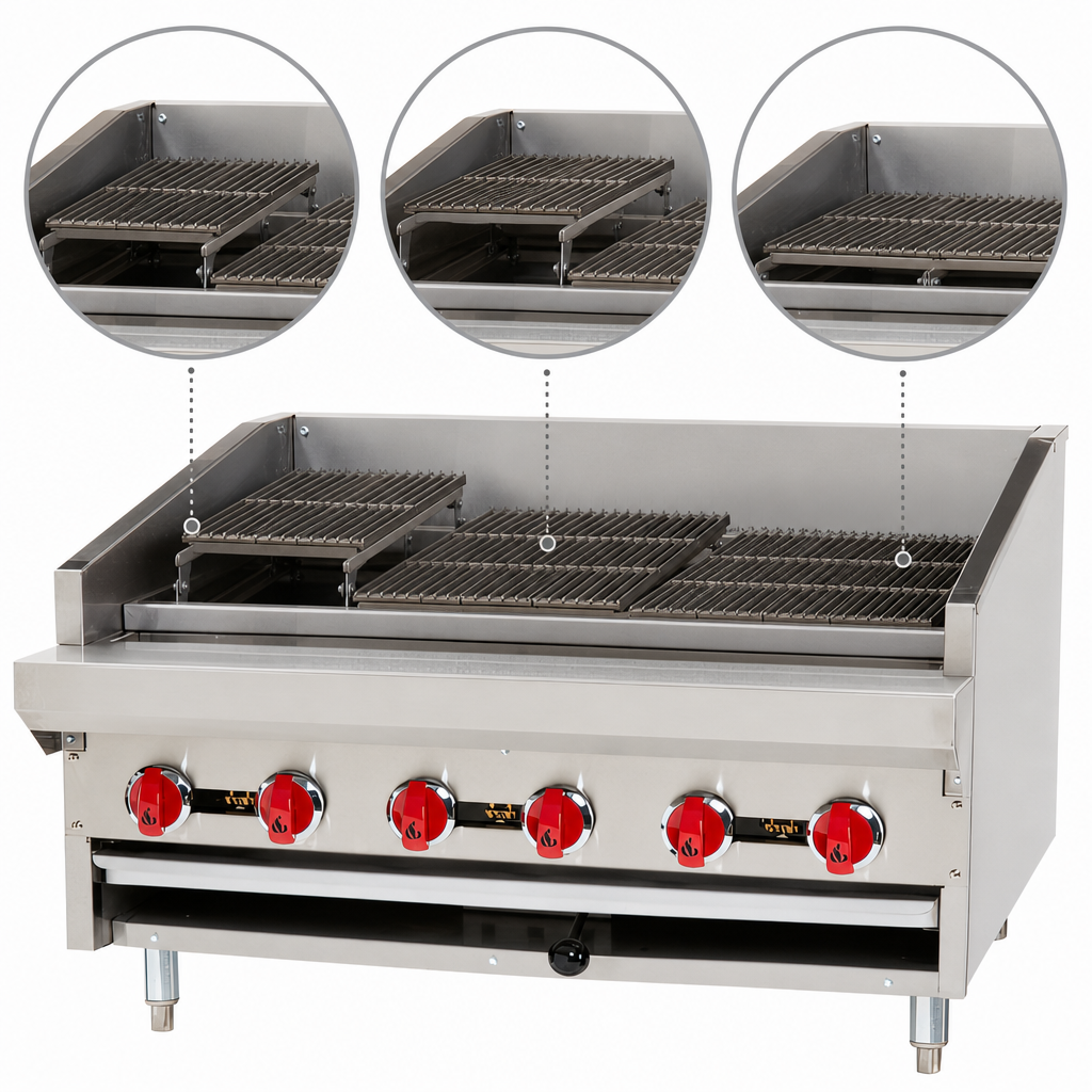 Three-Position Adjustable Grates