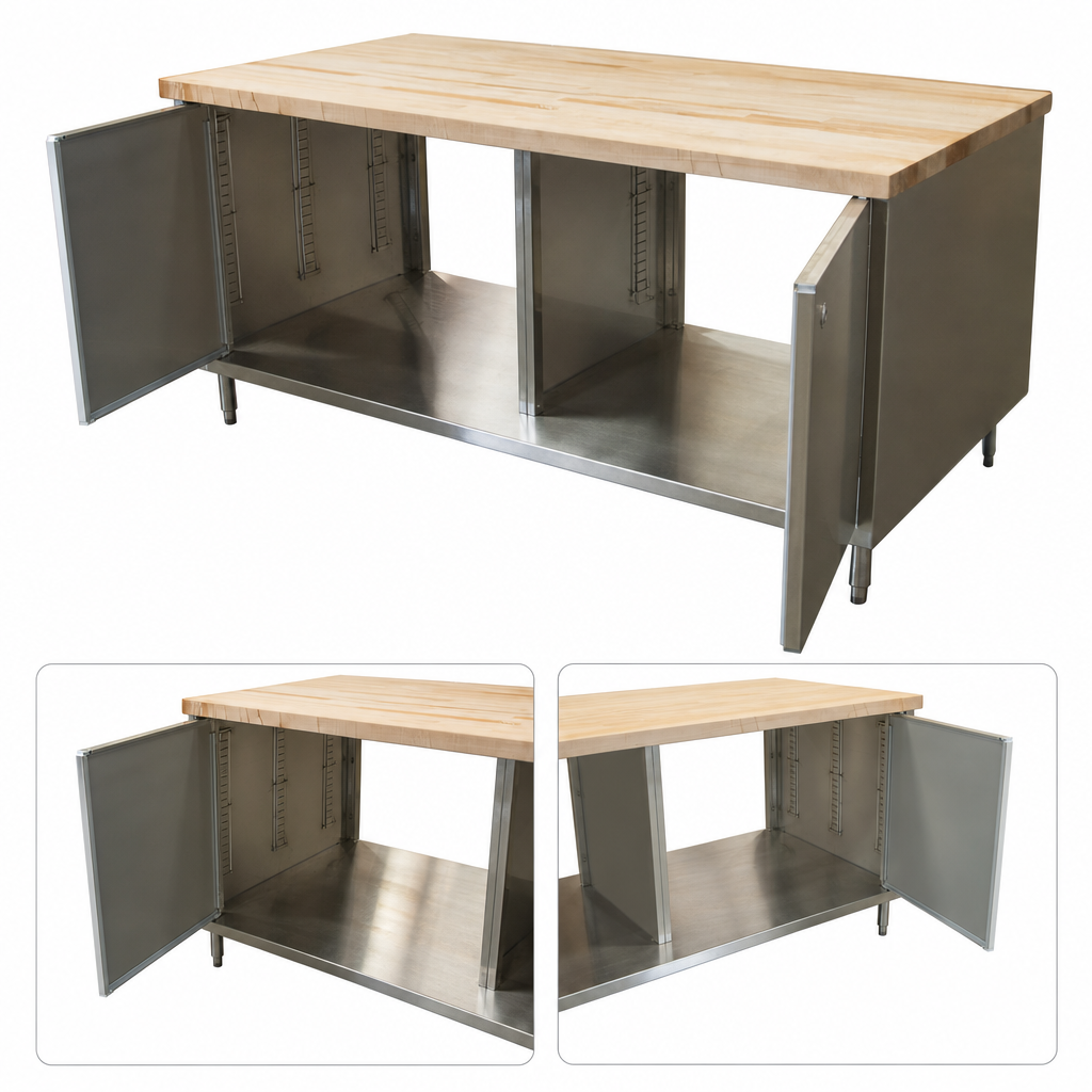 Dual-Access Cabinet Base