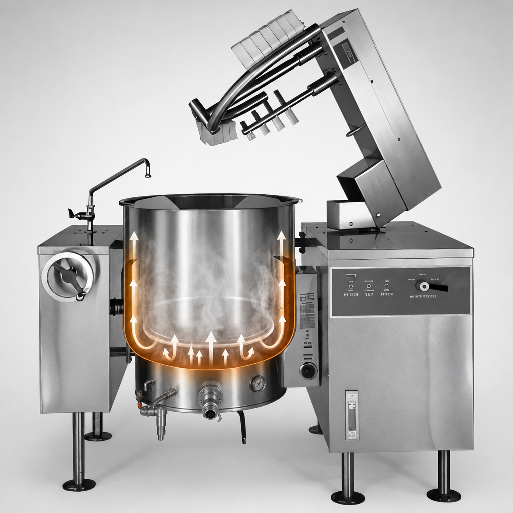 Self-Generating Steam Jacket