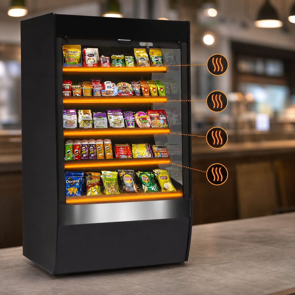 Four Independently Controlled Heated Shelves