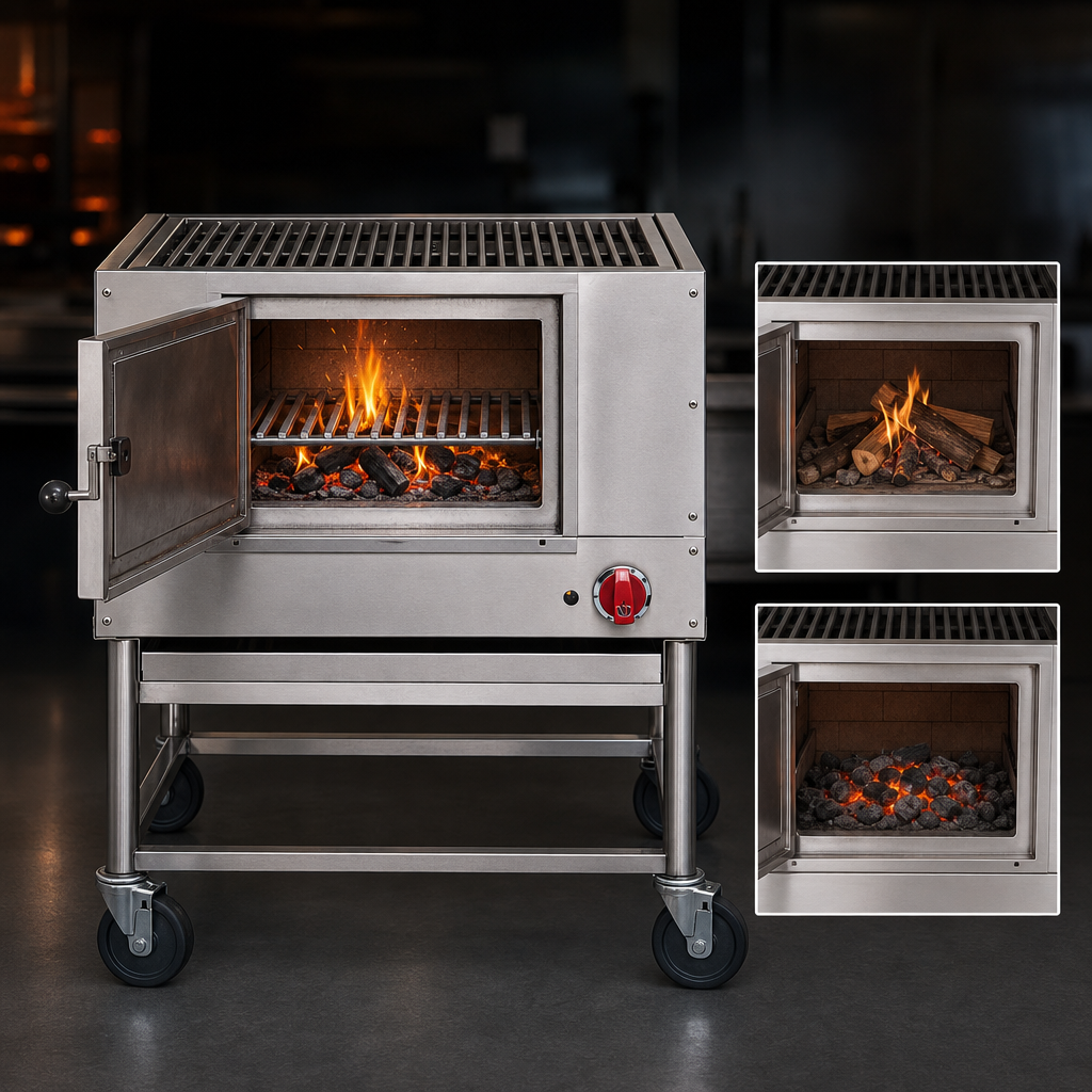 Wood or Charcoal Fuel Capability