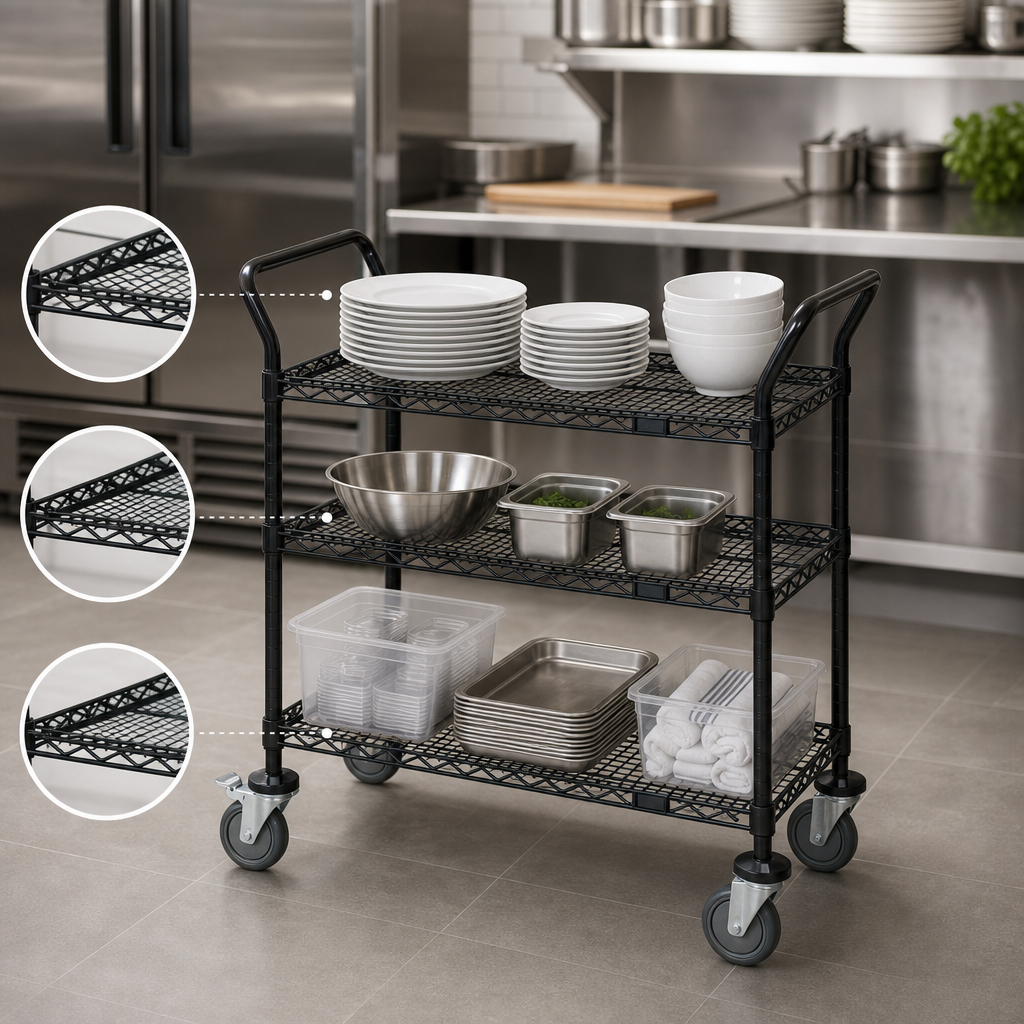 Three Wire Shelves