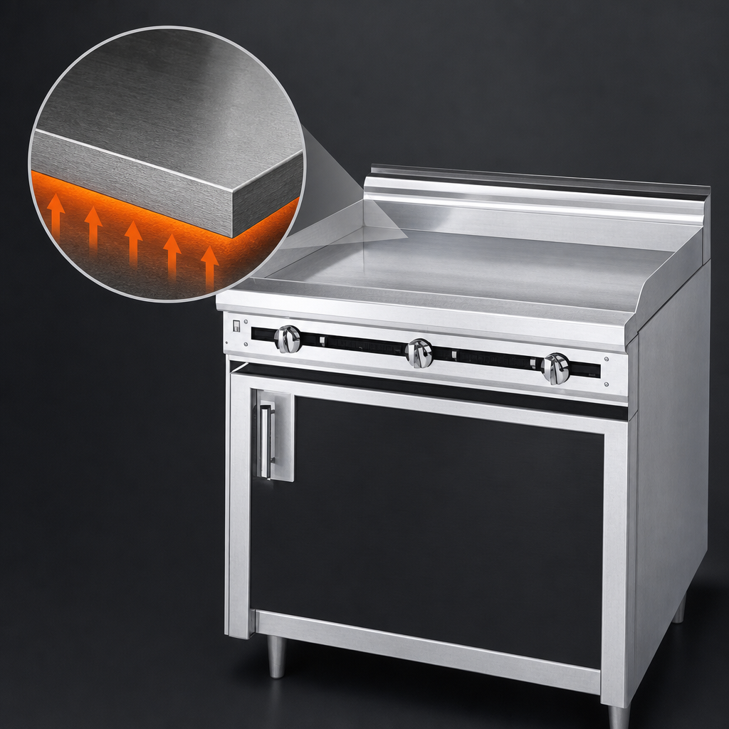 Heavy-Duty Griddle Plate