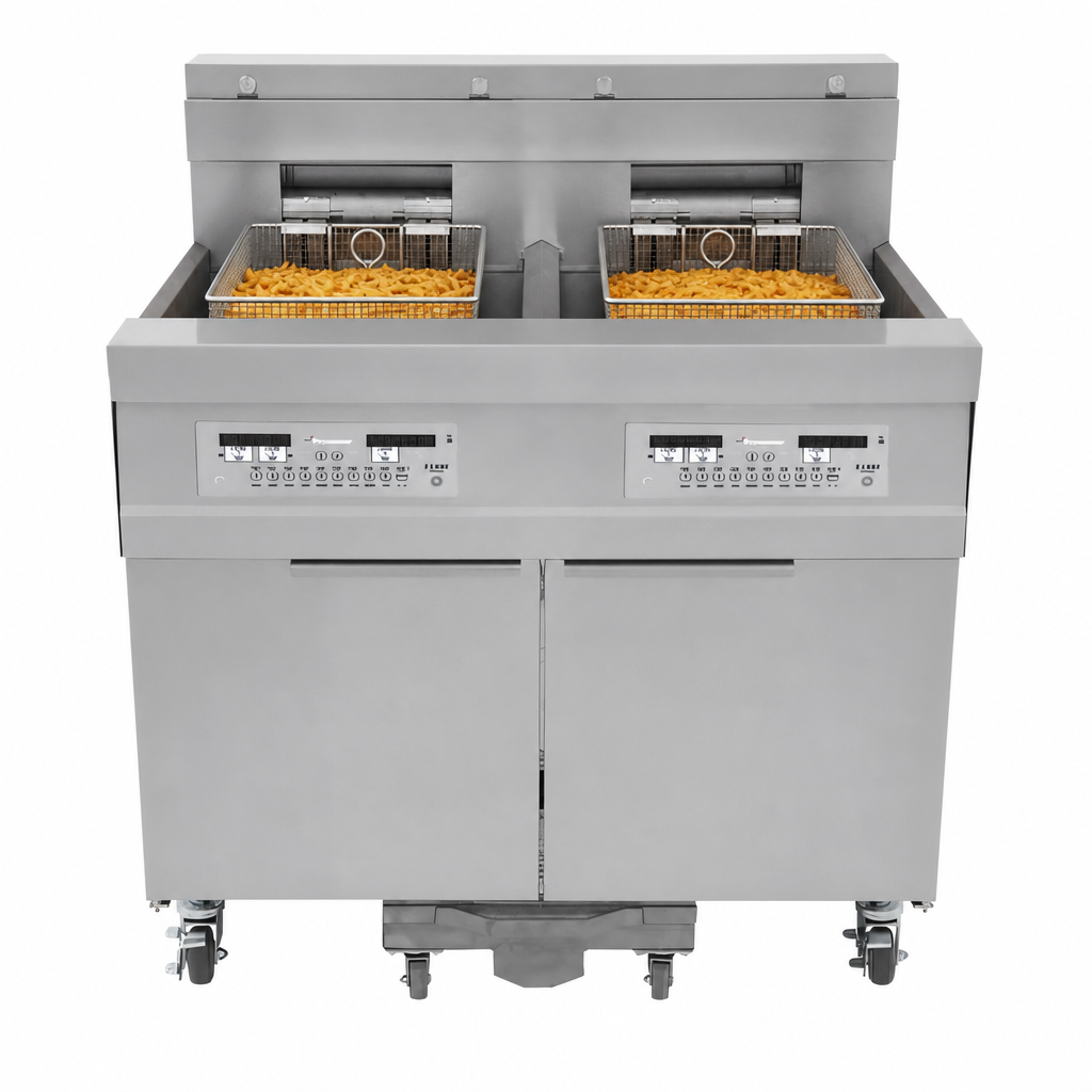Dual 60-Lb Frypots