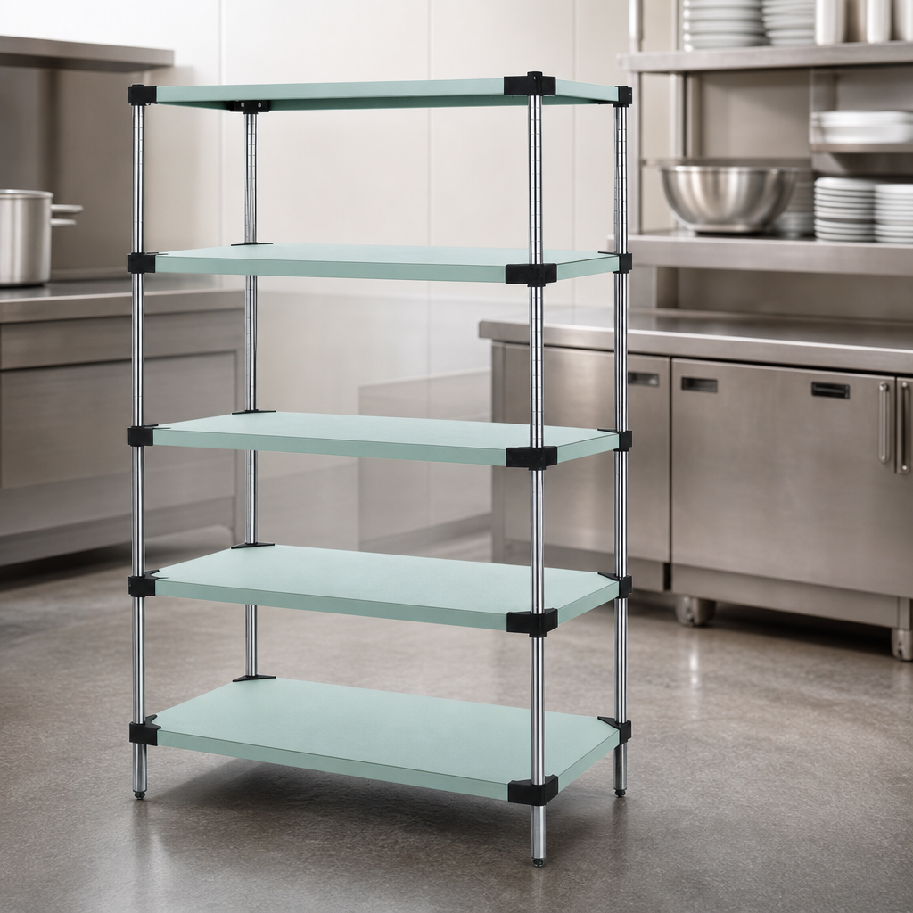Five Solid Shelves