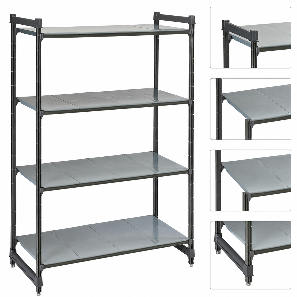 Four-Shelf Solid Layout