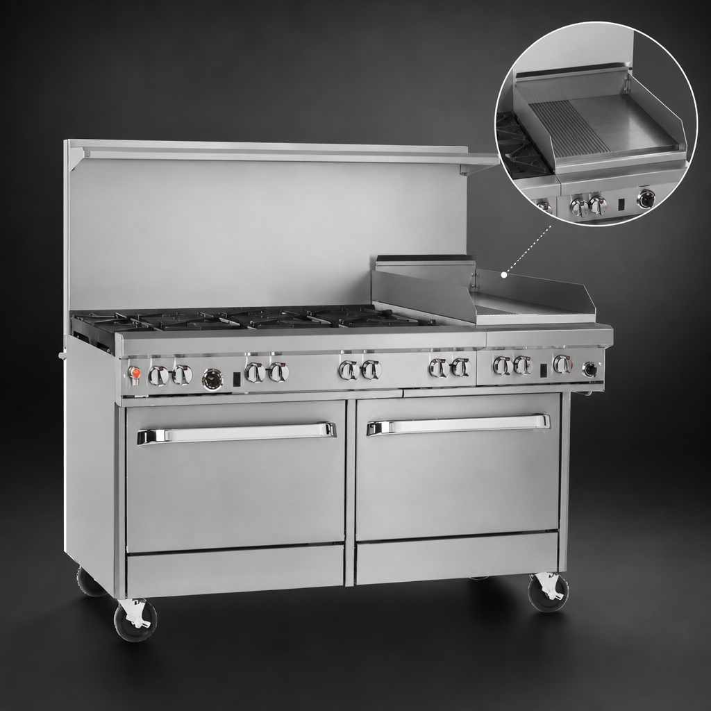 Raised Griddle/Broiler