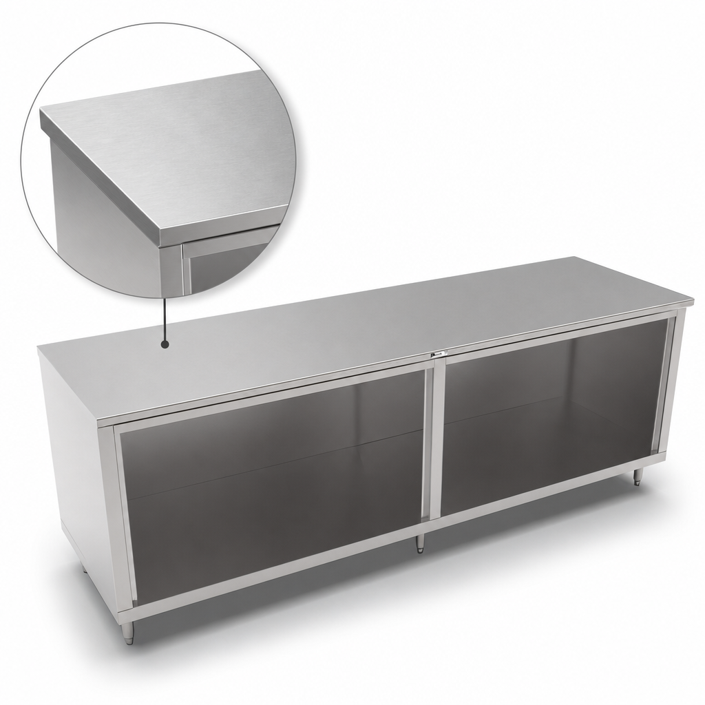 Flat Stainless Steel Top