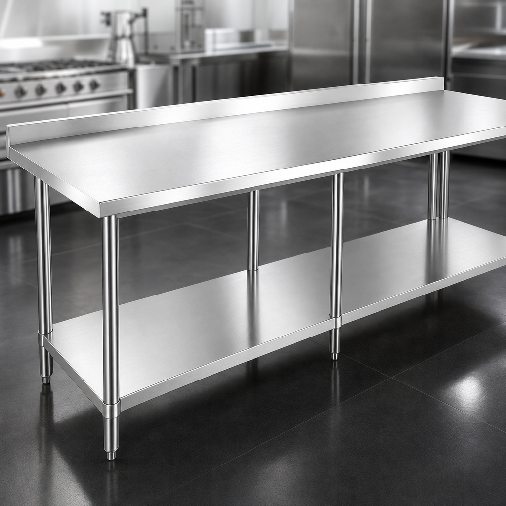 18-Gauge 304 Stainless Steel Top