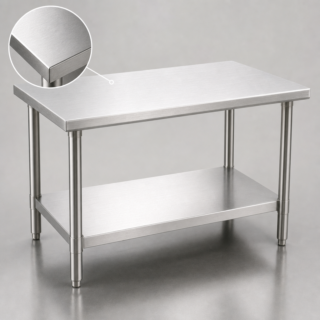 14-Gauge 300 Series Stainless Steel Top