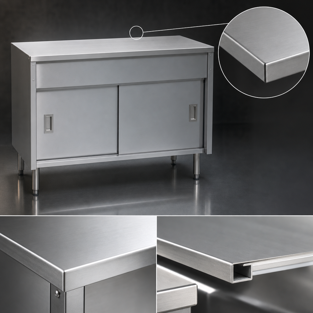 16-Gauge Stainless Steel Top