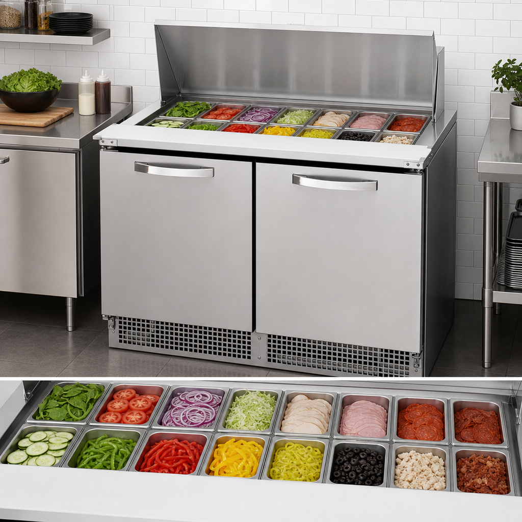 18-Pan Ingredient Rail