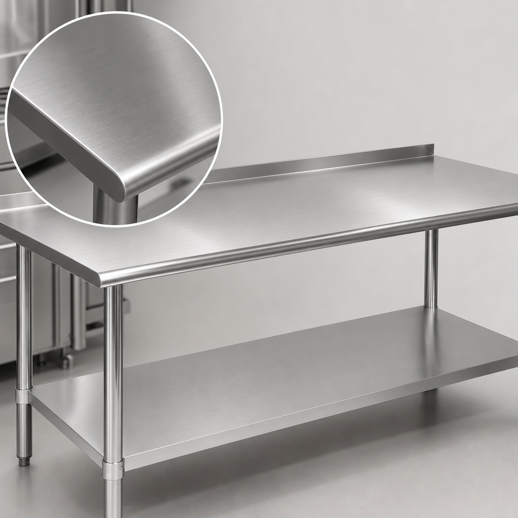 18-Gauge Stainless Steel Top
