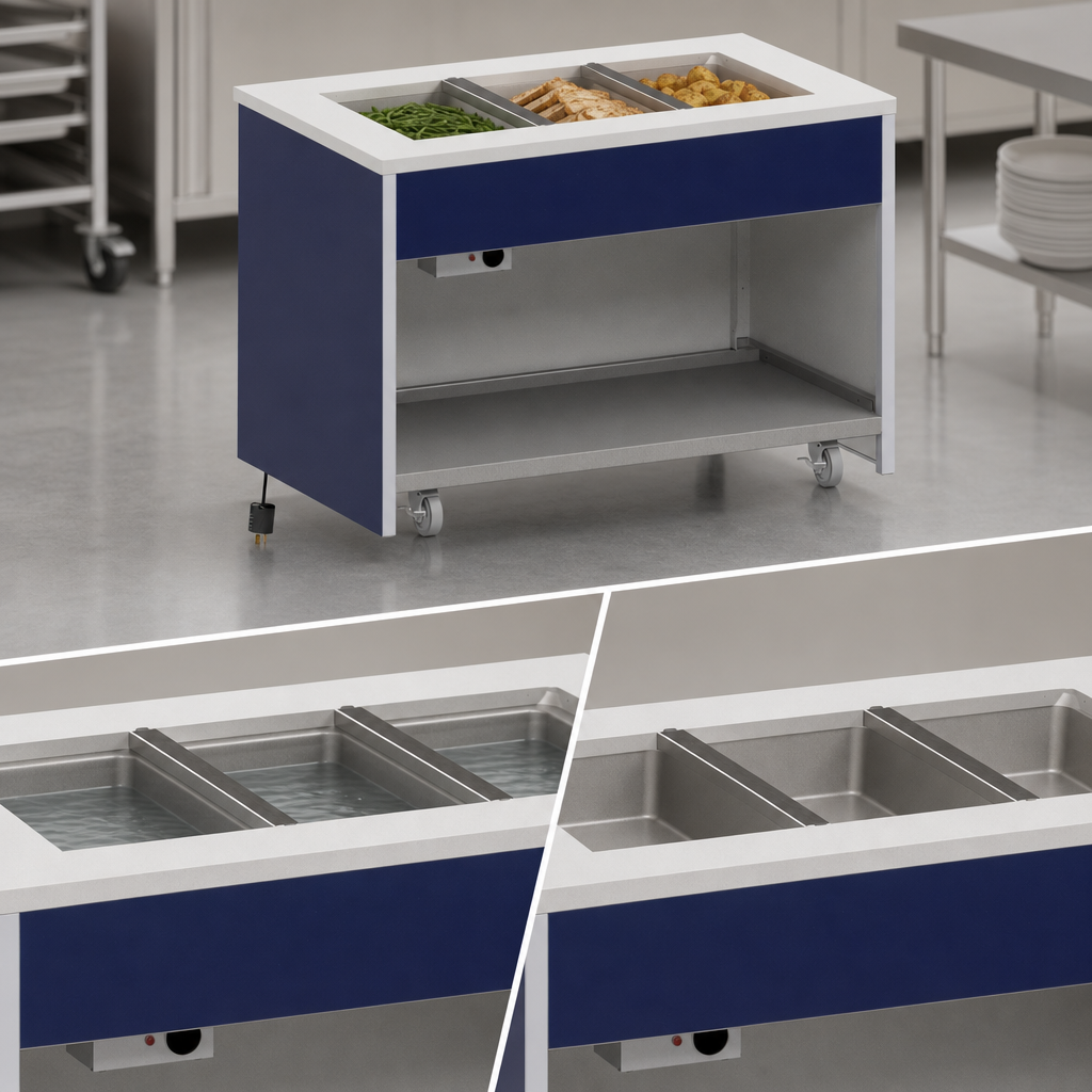 Bain-Marie Wet or Dry Operation