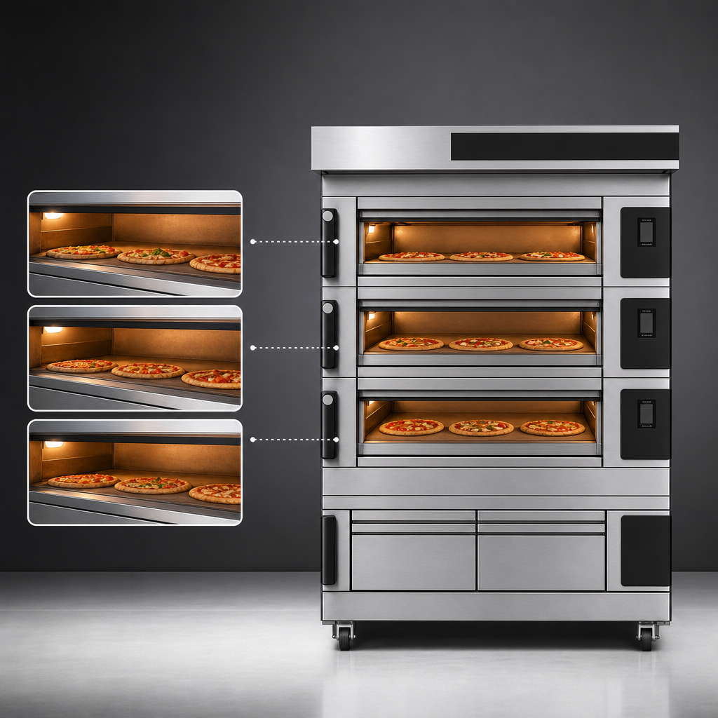 Three Baking Chambers