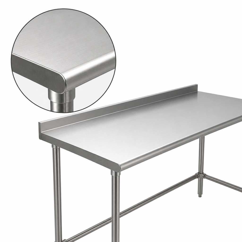 Heavy-Gauge 430 Stainless Steel Top
