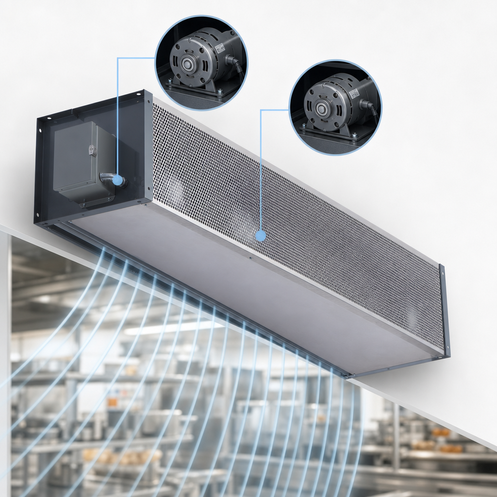 Two 1 HP Direct-Drive Motors
