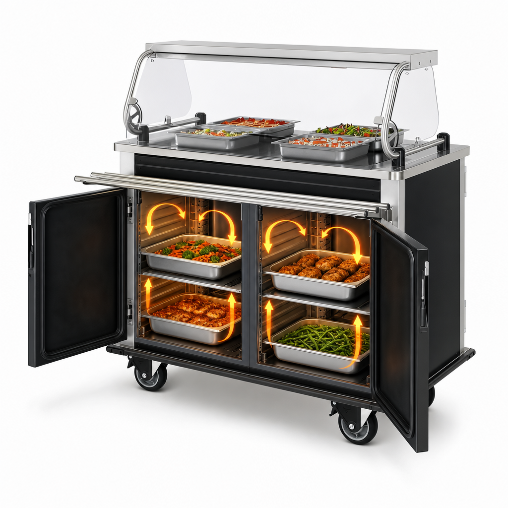 Two Convection Heated Compartments