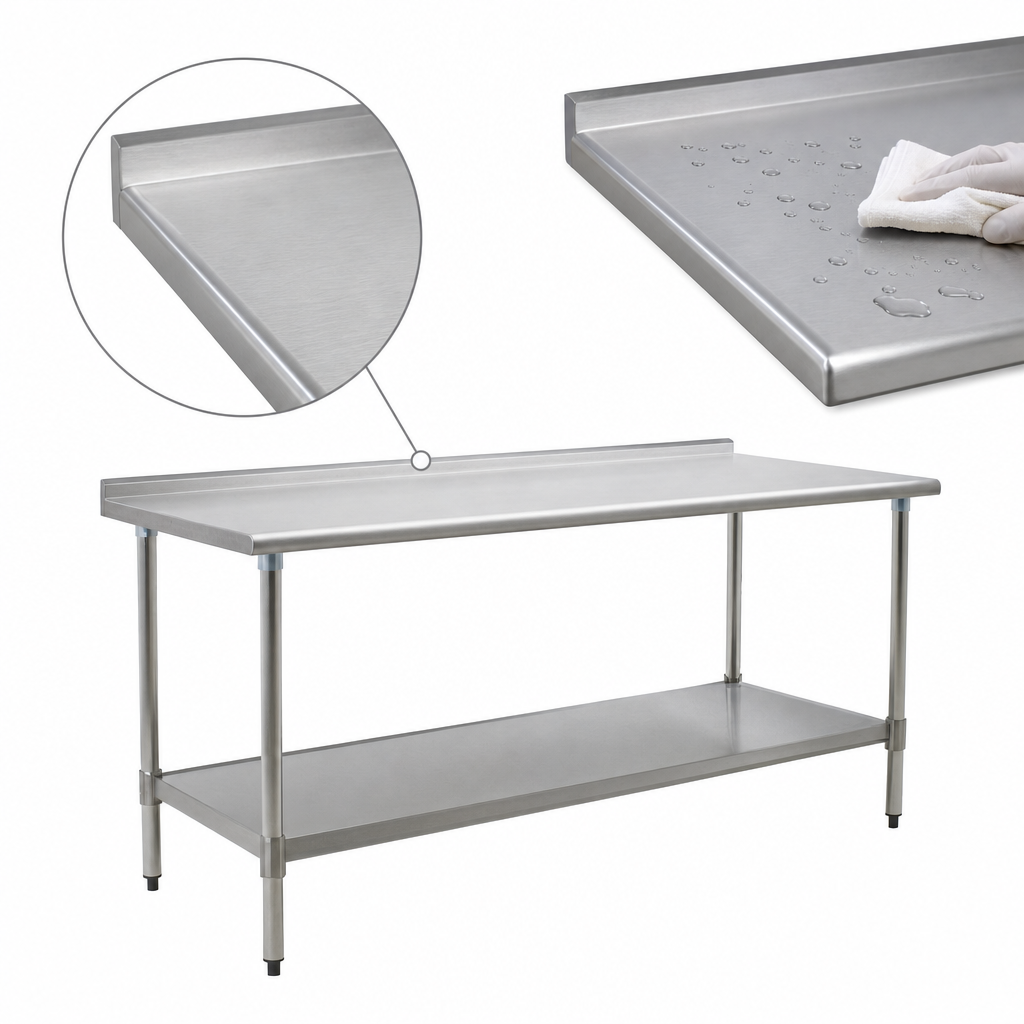 16-Gauge 300 Series Stainless Steel Top