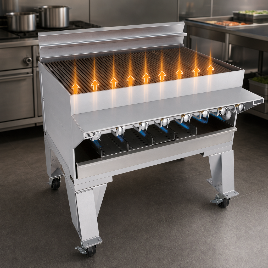 8-Burner High-Output Design