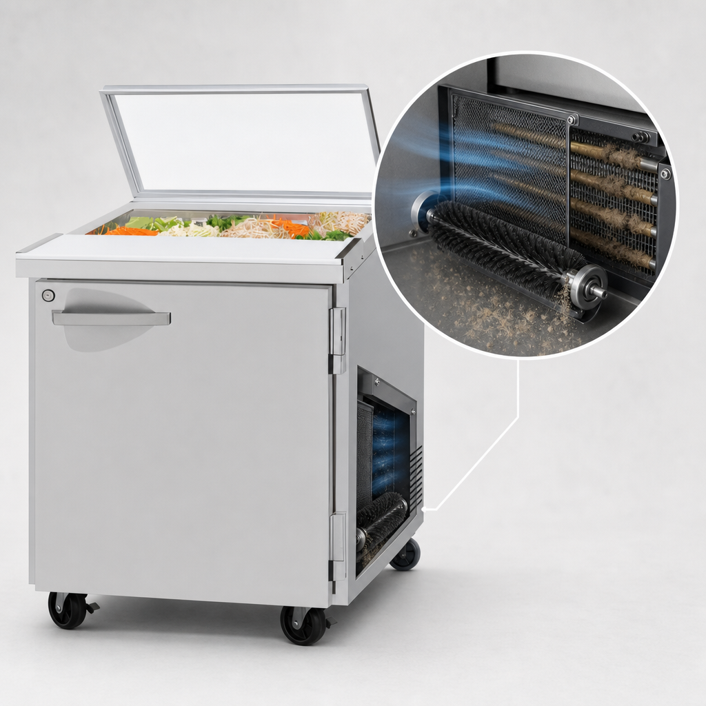 Self-Cleaning Condenser