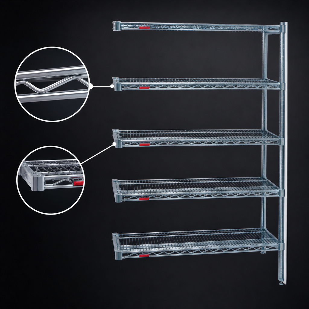 Patented QuadTruss® Shelf Design