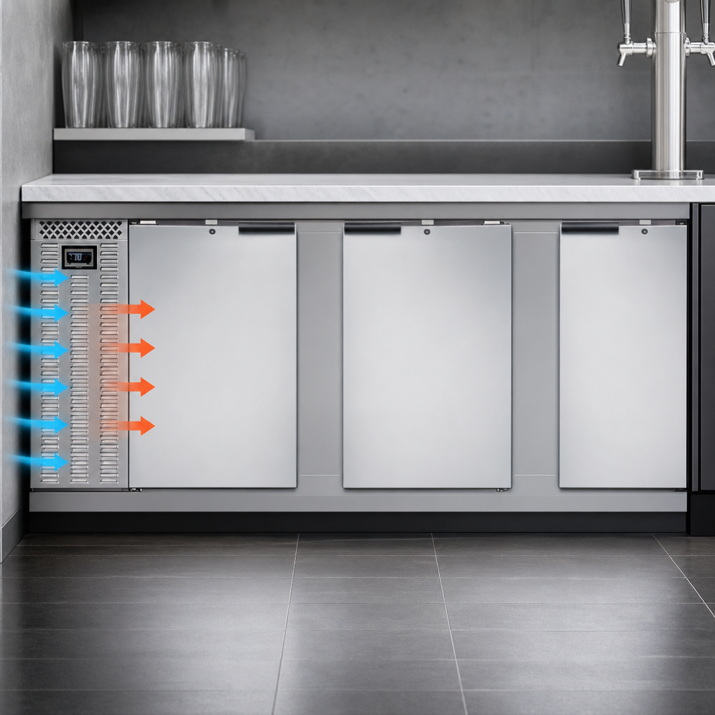 Performance-Rated Front Breathing Refrigeration System