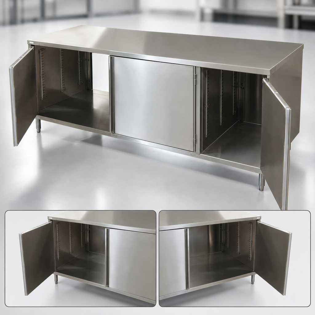 Dual-Access Hinged Doors