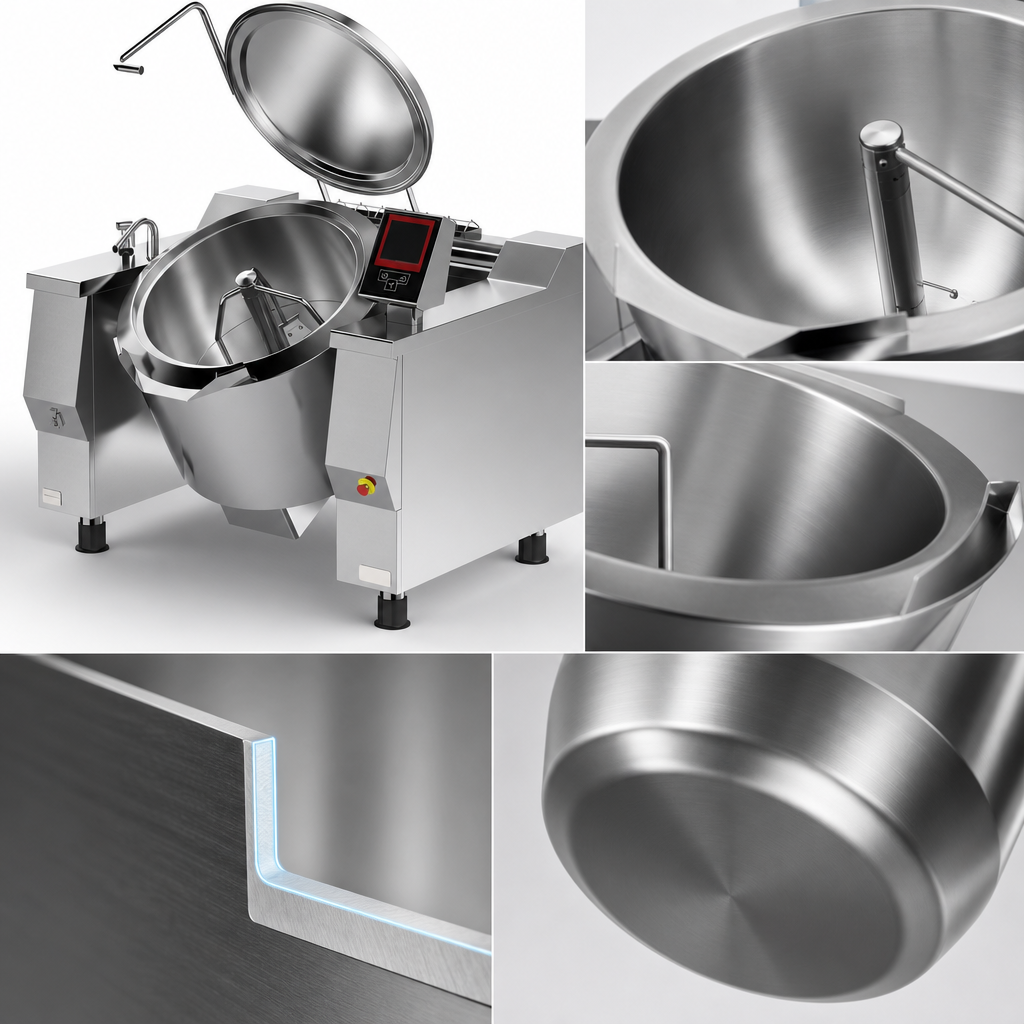 Stainless Steel Cooking Vessel