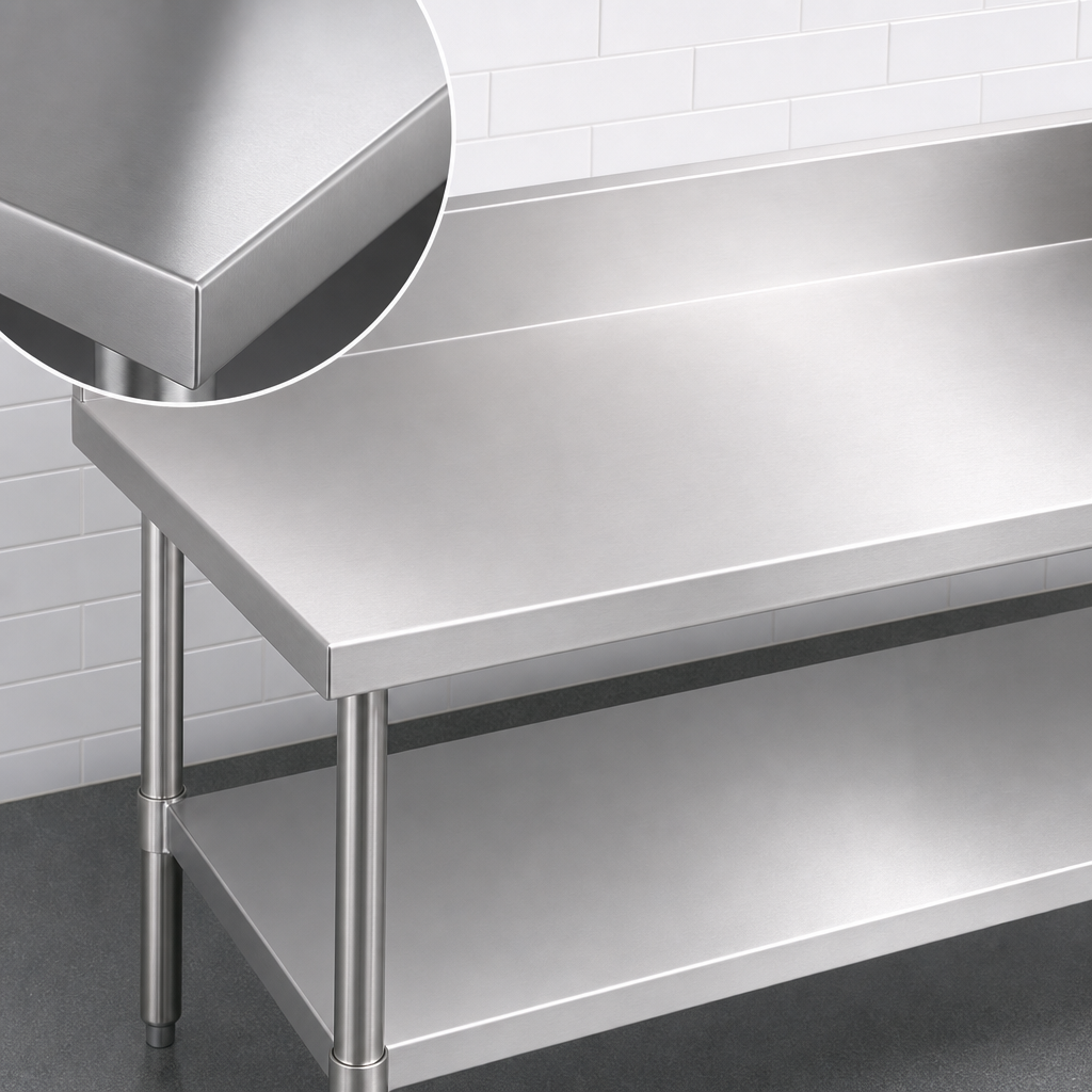 14-Gauge Stainless Steel Top