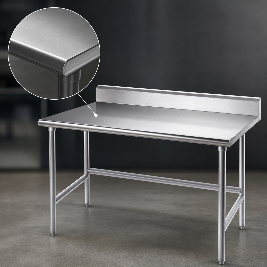 14 Gauge 304 Stainless Steel Top