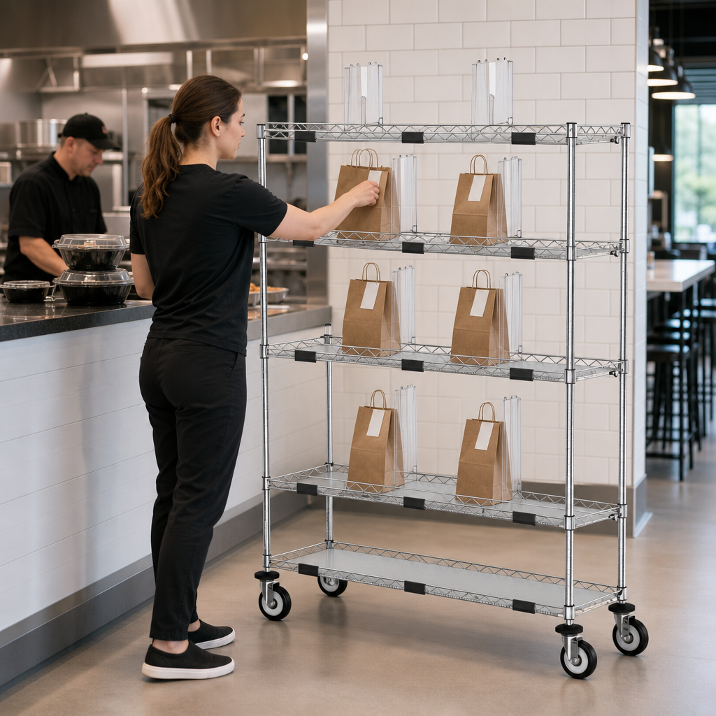 Mobile Order Pick-Up Station