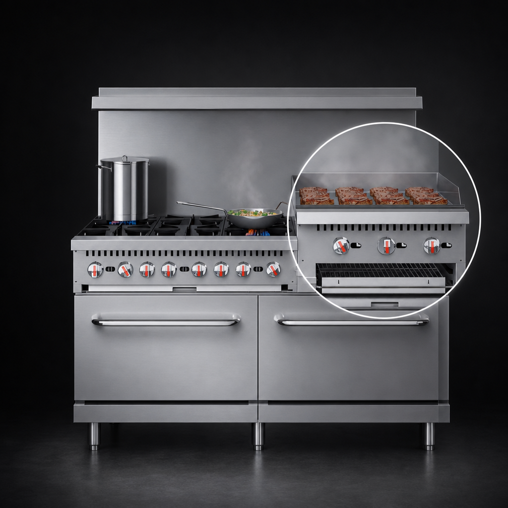 24-Inch Griddle and Broiler