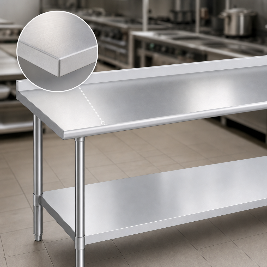 14 Gauge 300 Series Stainless Steel Top