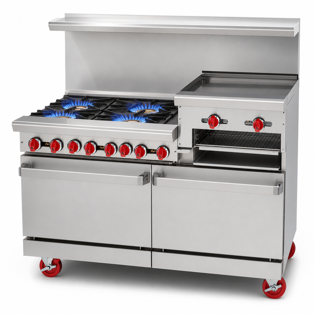 Four Open Burners