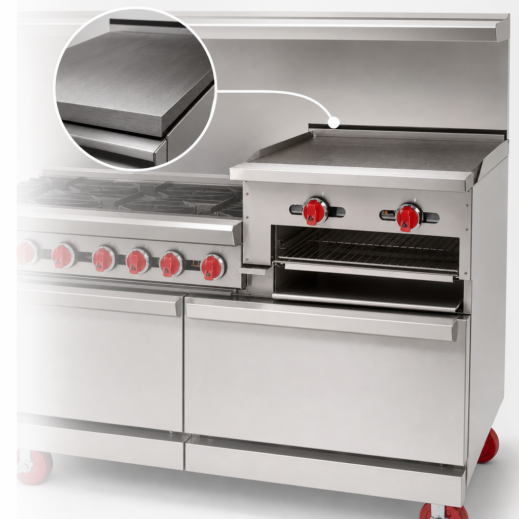 Raised Griddle/Broiler