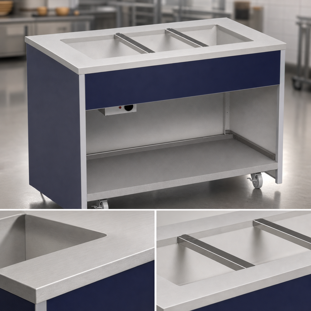 Heavy-Duty Stainless Steel Top
