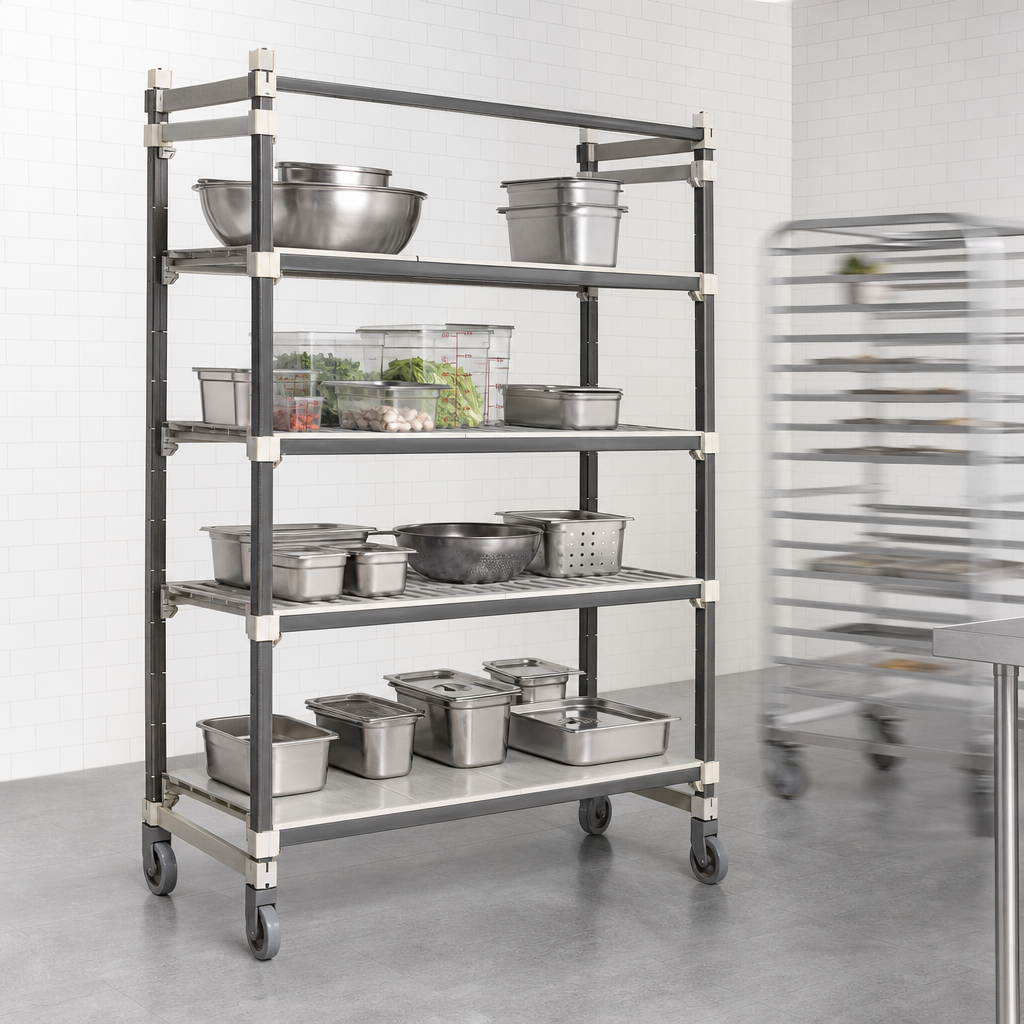 Overhead Track Storage System