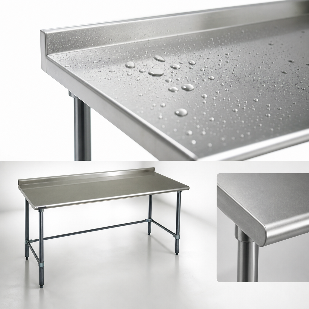 16-Gauge 430 Stainless Steel Top