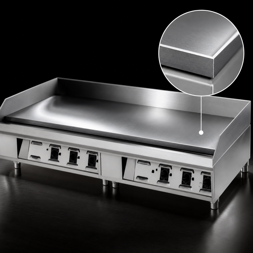 1-Inch Chrome Griddle Plate