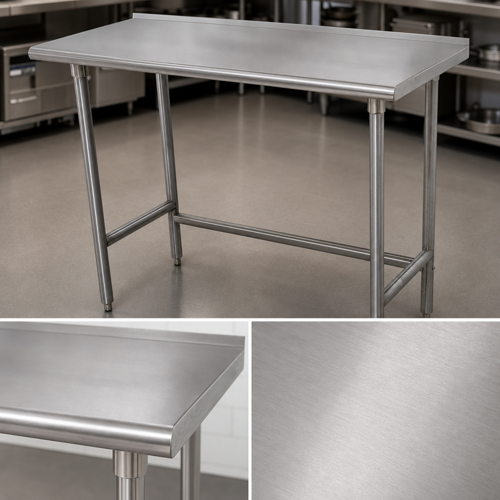 16-Gauge 430 Stainless Steel Top