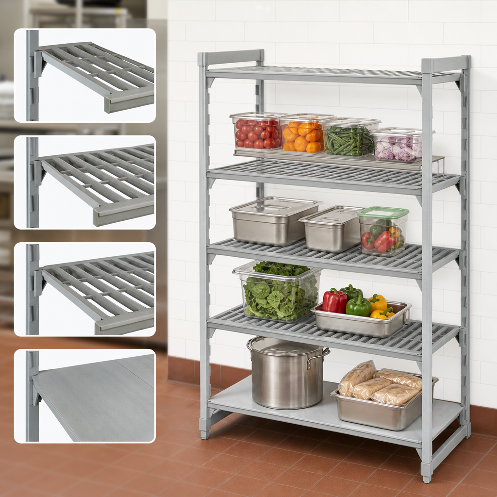 Mixed 4-Tier Shelf Layout