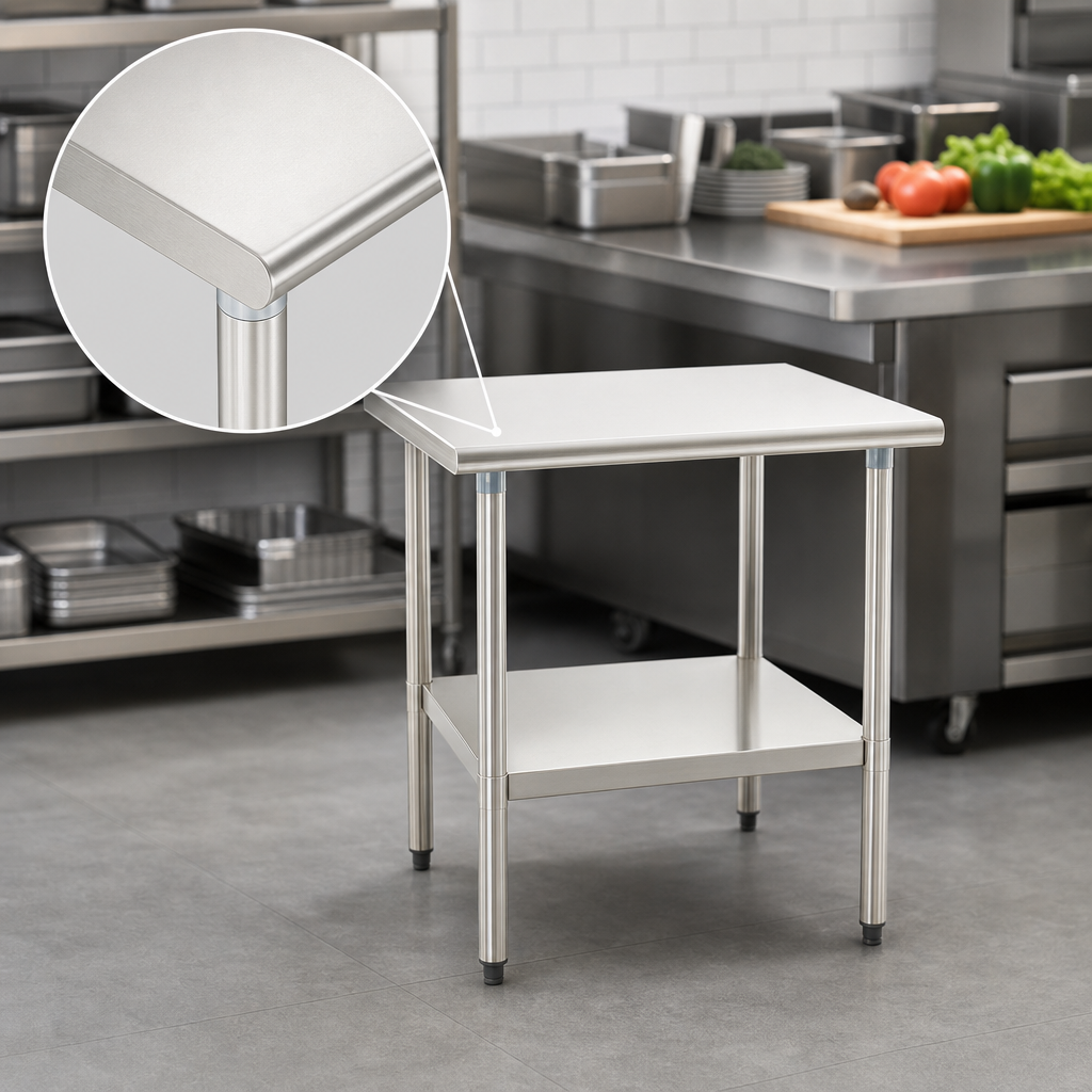 16-Gauge 300-Series Stainless Steel Top