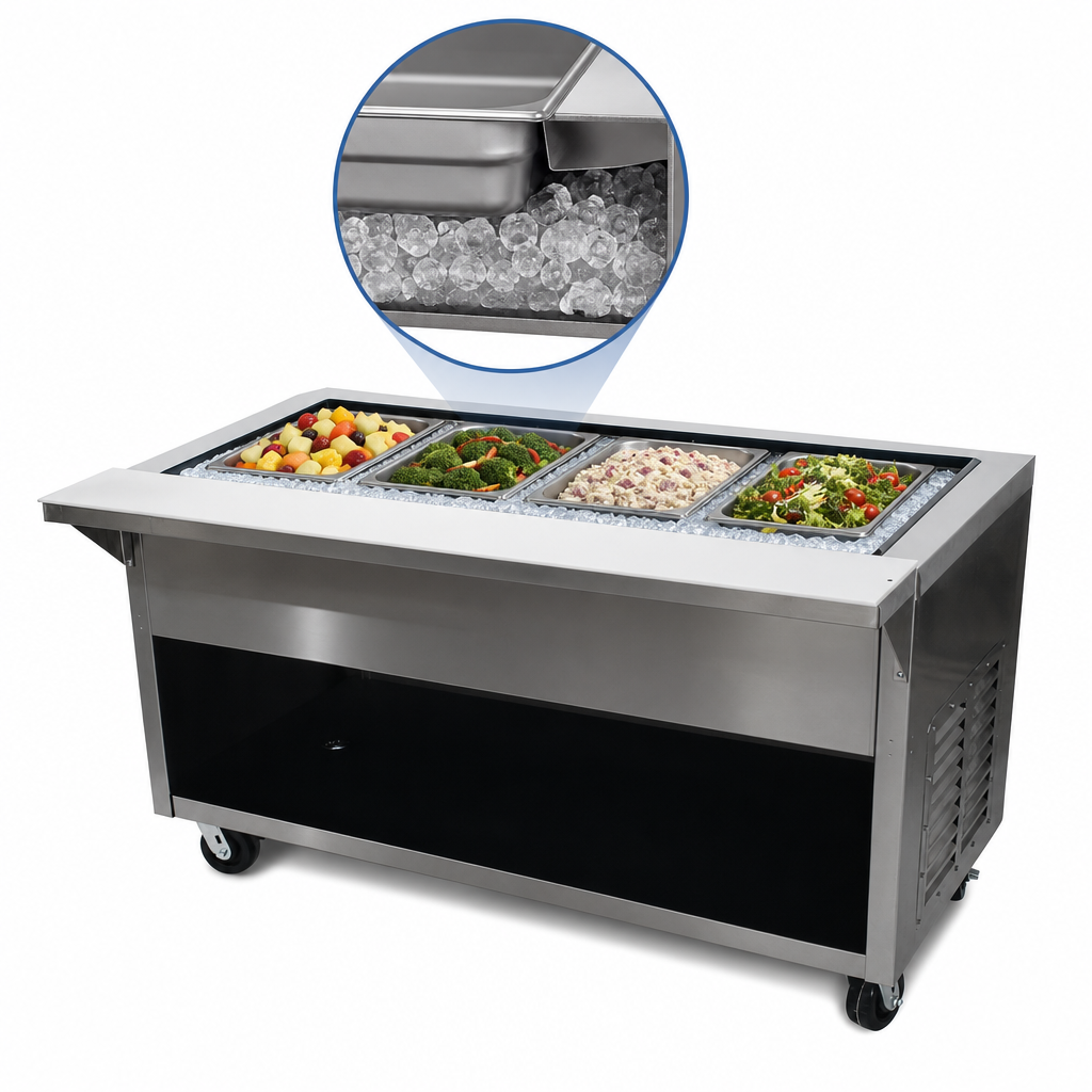 Ice-Cooled Pan Well