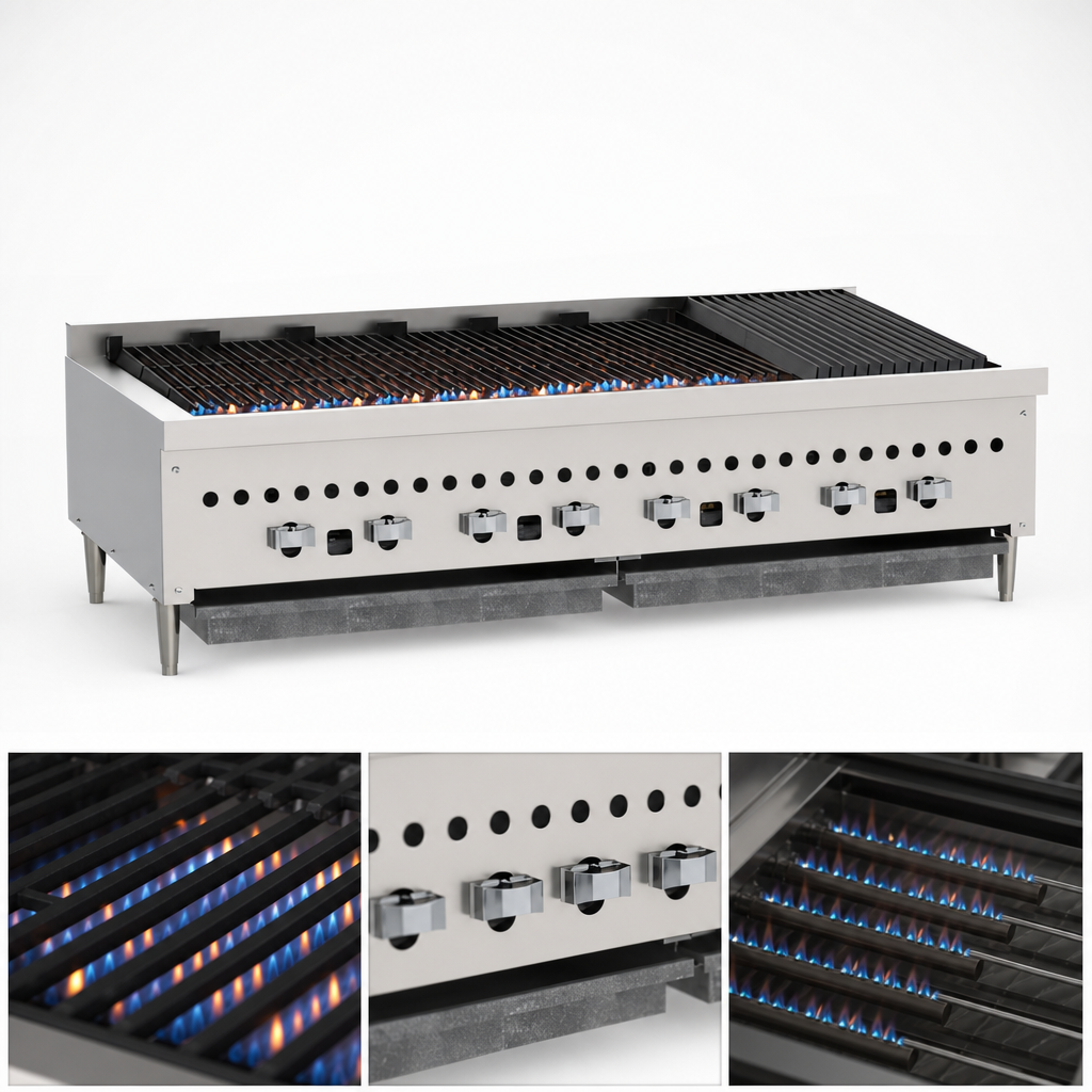 Eight-Burner Output