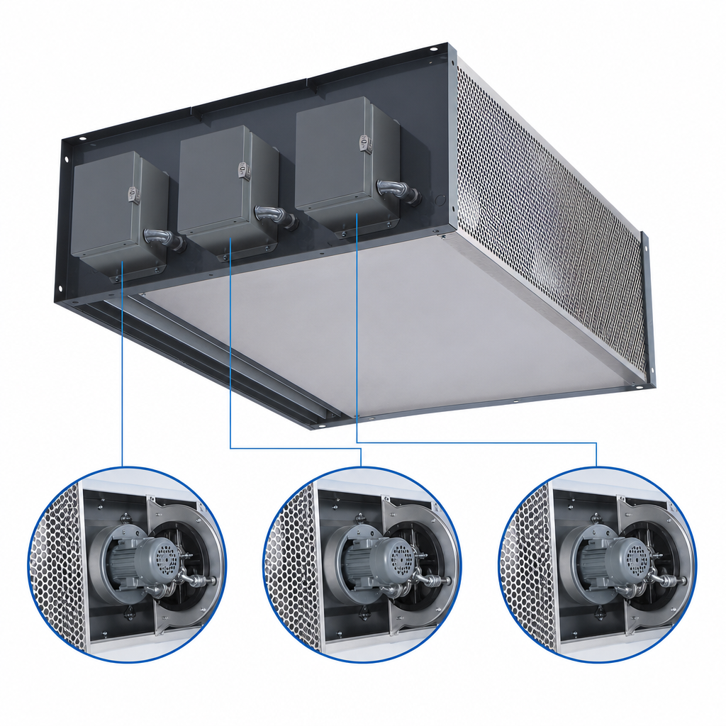 Three 1 HP Motors