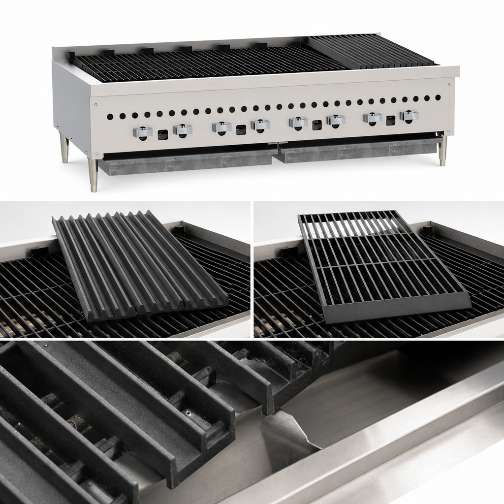 Reversible Cast Iron Grates